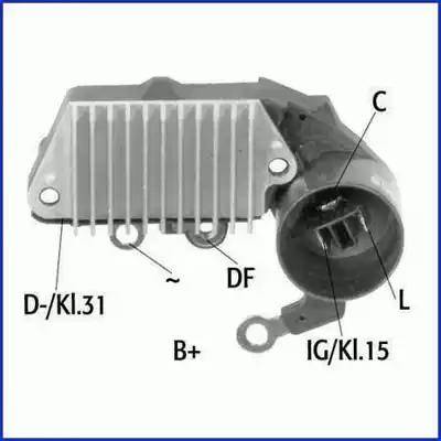 Hitachi 132945 - Voltage regulator, alternator autospares.lv