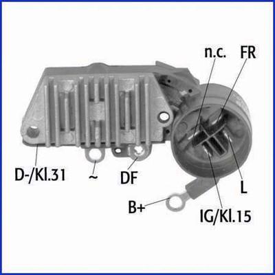 Hitachi 132940 - Voltage regulator, alternator autospares.lv