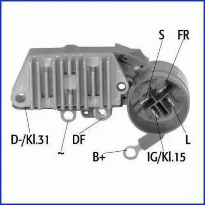 Hitachi 132941 - Voltage regulator, alternator autospares.lv