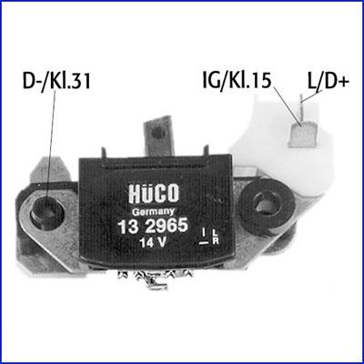 Hitachi 132965 - Voltage regulator, alternator autospares.lv