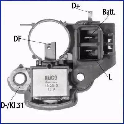 Hitachi 132910 - Voltage regulator, alternator autospares.lv