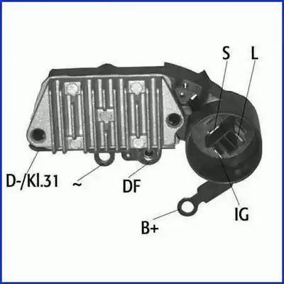 Hitachi 132975 - Voltage regulator, alternator autospares.lv