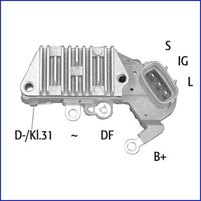 Hitachi 132890 - Voltage regulator, alternator autospares.lv