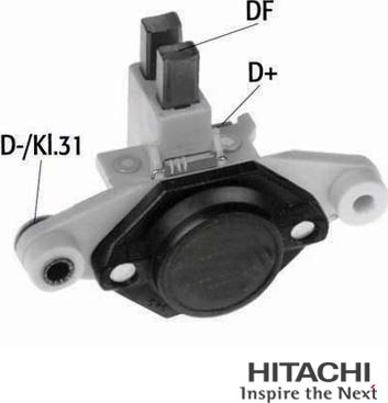 Hitachi 2500504 - Voltage regulator, alternator autospares.lv