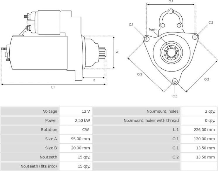 Hitachi S13294 - Starter autospares.lv