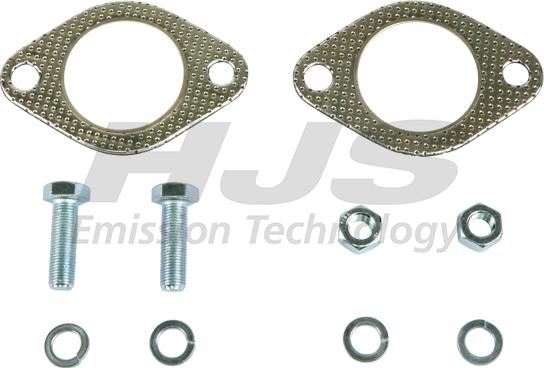 HJS 82 45 7862 - Mounting Kit, catalytic converter autospares.lv