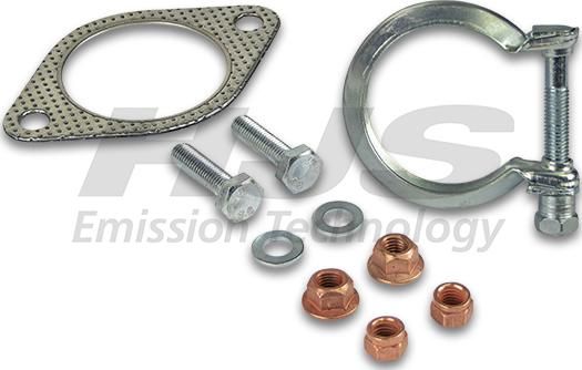 HJS 82 15 6599 - Mounting Kit, catalytic converter autospares.lv