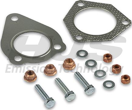 HJS 82 11 2285 - Mounting Kit, catalytic converter autospares.lv