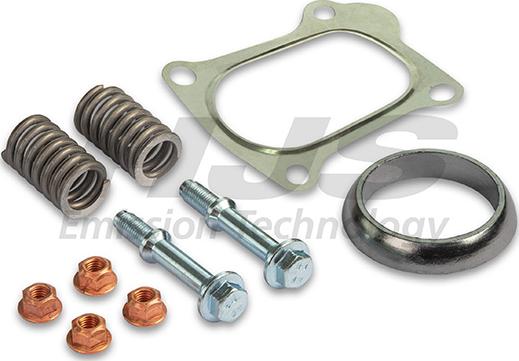 HJS 82 23 9067 - Mounting Kit, catalytic converter autospares.lv