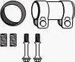 HJS 82 23 4497 - Mounting Kit, catalytic converter autospares.lv