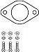 HJS 82 23 4489 - Mounting Kit, primary catalytic converter autospares.lv