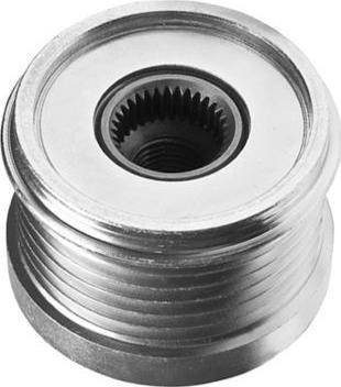 Hoffer 45167 - Pulley, alternator, freewheel clutch autospares.lv