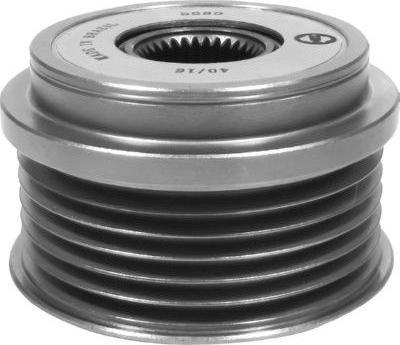 Hoffer 45136 - Pulley, alternator, freewheel clutch autospares.lv