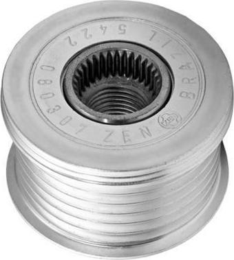 Hoffer 45253 - Pulley, alternator, freewheel clutch autospares.lv