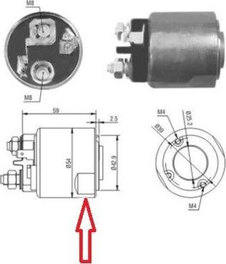 Hoffer 46085 - Solenoid Switch, starter autospares.lv