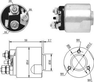 Hoffer 46170 - Solenoid Switch, starter autospares.lv