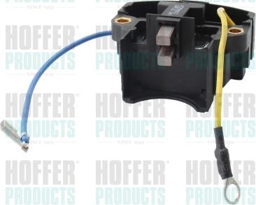Hoffer 52019 - Voltage regulator, alternator autospares.lv