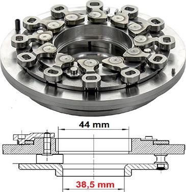 Hoffer 6500598 - Repair Kit, charger autospares.lv