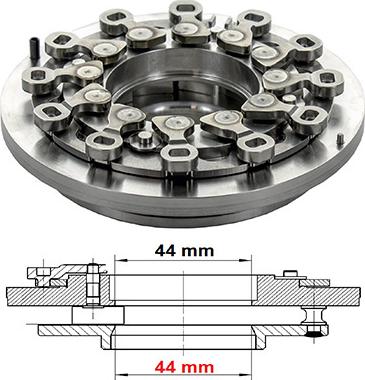 Hoffer 6500612 - Repair Kit, charger autospares.lv