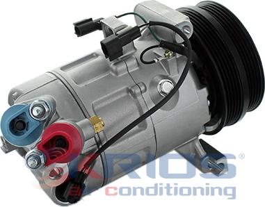 Hoffer K11456A - Compressor, air conditioning autospares.lv