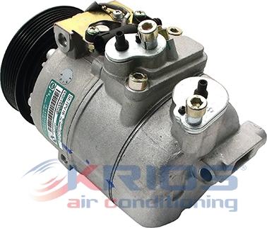 Hoffer KSB104D - Compressor, air conditioning autospares.lv