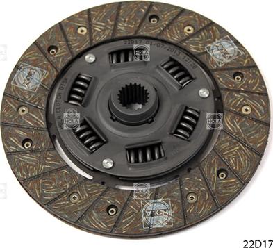 Hola 22D17 - Clutch Disc autospares.lv