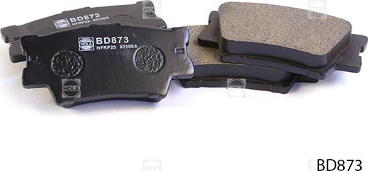 Hola BD873 - Brake Pad Set, disc brake autospares.lv