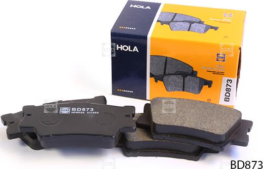 Hola BD873 - Brake Pad Set, disc brake autospares.lv