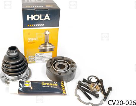 Hola CV20-026 - Joint Kit, drive shaft autospares.lv