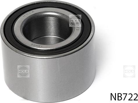 Hola NB722 - Wheel hub, bearing Kit autospares.lv