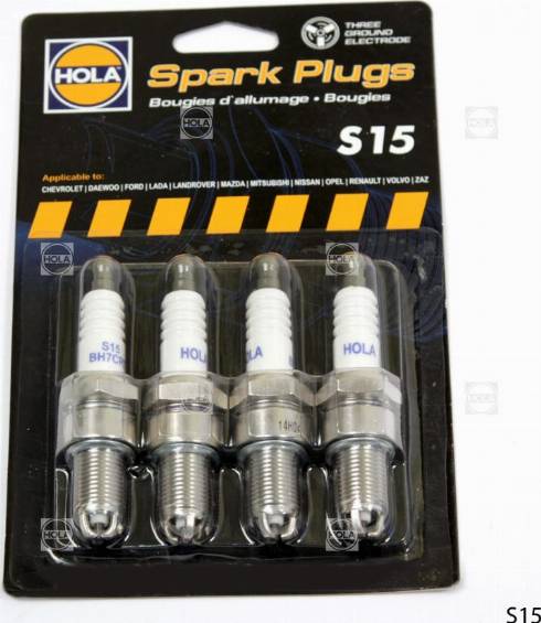 Hola S15 - Spark Plug autospares.lv