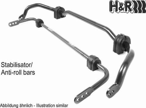 H&R 33325-3 - Sway Bar, suspension autospares.lv