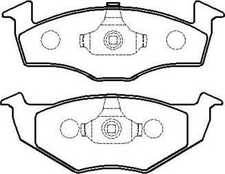 HSB Gold HP9465 - Brake Pad Set, disc brake autospares.lv