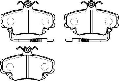 HSB Gold HP9467 - Brake Pad Set, disc brake autospares.lv