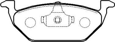 HSB Gold HP9409 - Brake Pad Set, disc brake autospares.lv