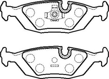 HSB Gold HP9434 - Brake Pad Set, disc brake autospares.lv