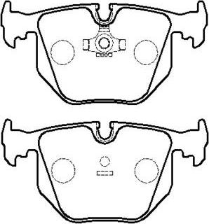 HSB Gold HP9536 - Brake Pad Set, disc brake autospares.lv