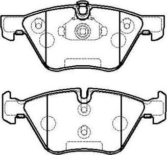 RHIAG 03653 - Brake Pad Set, disc brake autospares.lv