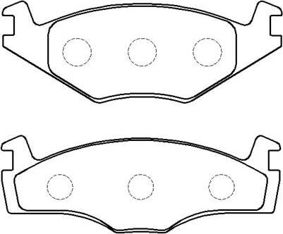 HSB Gold HP9009 - Brake Pad Set, disc brake autospares.lv