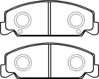 BENDIX 353284 - Brake Pad Set, disc brake autospares.lv
