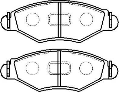 FTE 9001022 - Brake Pad Set, disc brake autospares.lv