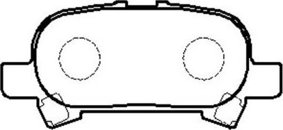 HSB Gold HP5088 - Brake Pad Set, disc brake autospares.lv