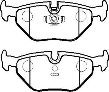 HSB Gold HP5032 - Brake Pad Set, disc brake autospares.lv