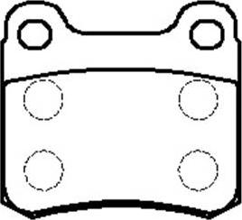 OEMparts A0024200999 - Brake Pad Set, disc brake autospares.lv