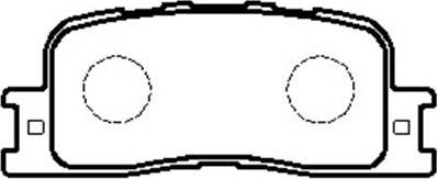 BOSCH 0 986 AB2 091 - Brake Pad Set, disc brake autospares.lv