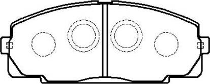 HSB Gold HP5129 - Brake Pad Set, disc brake autospares.lv