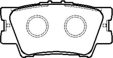 HSB Gold HP5178 - Brake Pad Set, disc brake autospares.lv