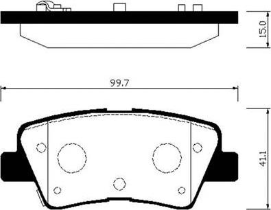 Remy RAP1477 - Brake Pad Set, disc brake autospares.lv