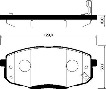 Wagner WBP90016A - Brake Pad Set, disc brake autospares.lv