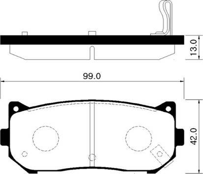 PALIDIUM 1083-1030 - Brake Pad Set, disc brake autospares.lv